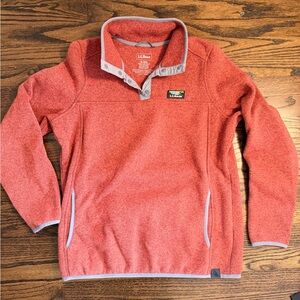 L.L. Bean “Sienna Clay” Fleece Pullover